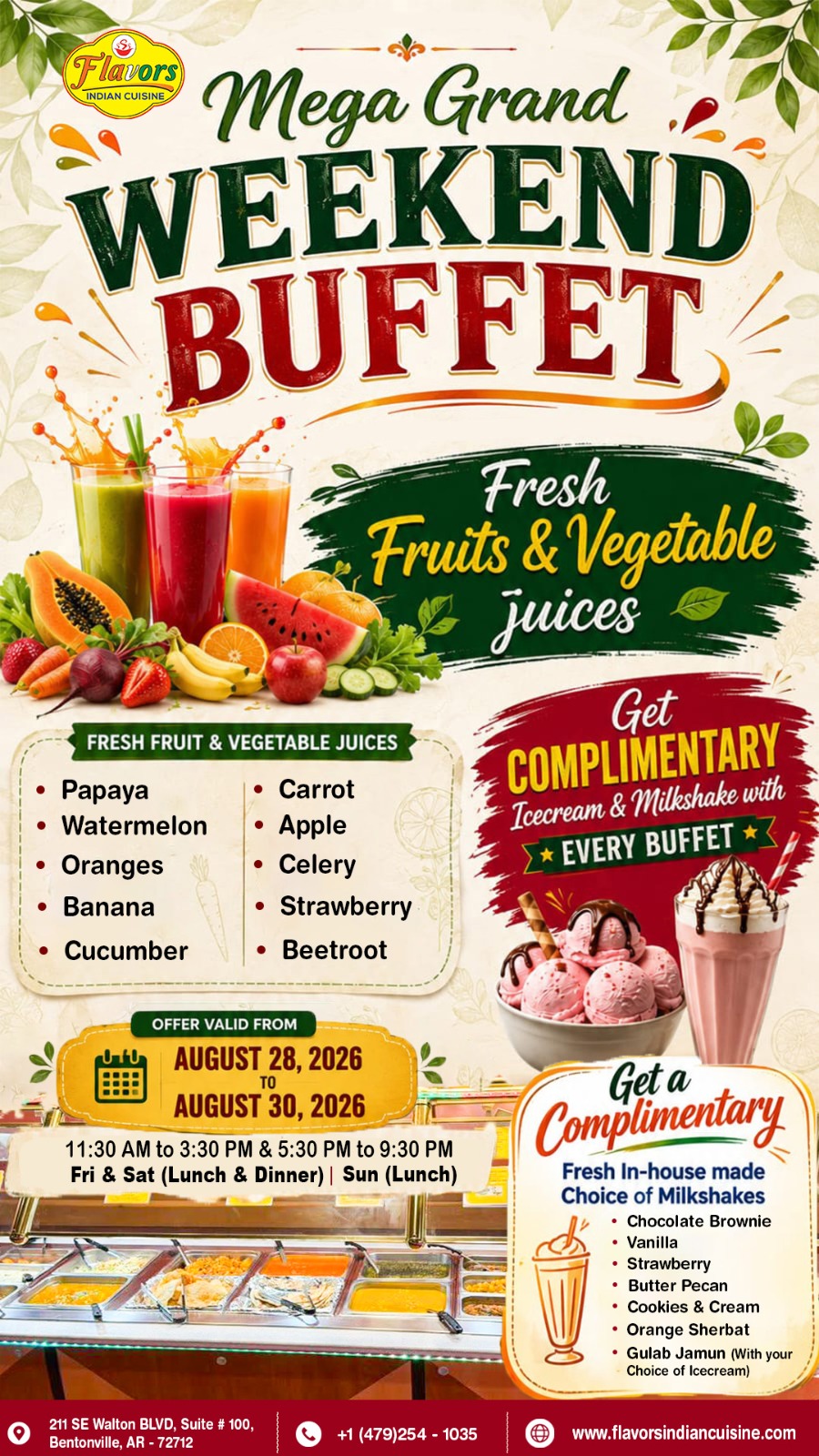 Mega Grand Weekend Buffet