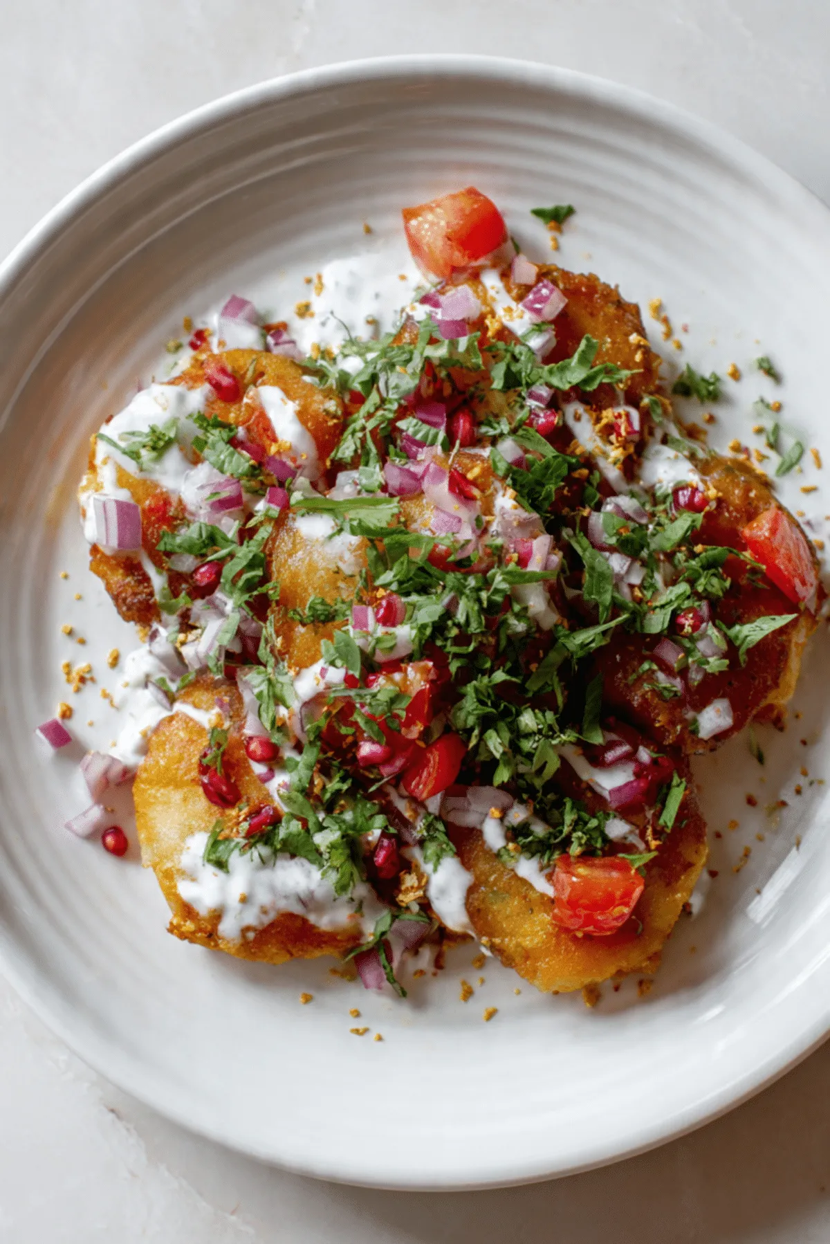 Aloo Tikki Chaat | Aloo Tikki Chaat in Rogers | Flavors Indian Cuisine