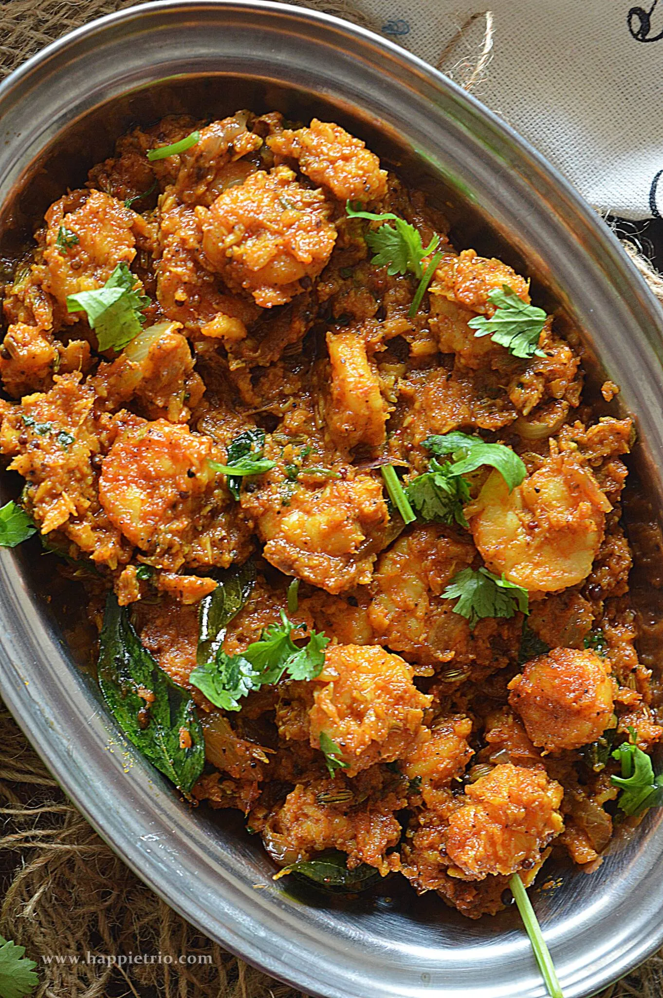Chettinad Shrimp Chukka | Chettinad Shrimp Chukka in Bentonville | Flavors Indian Cuisine
